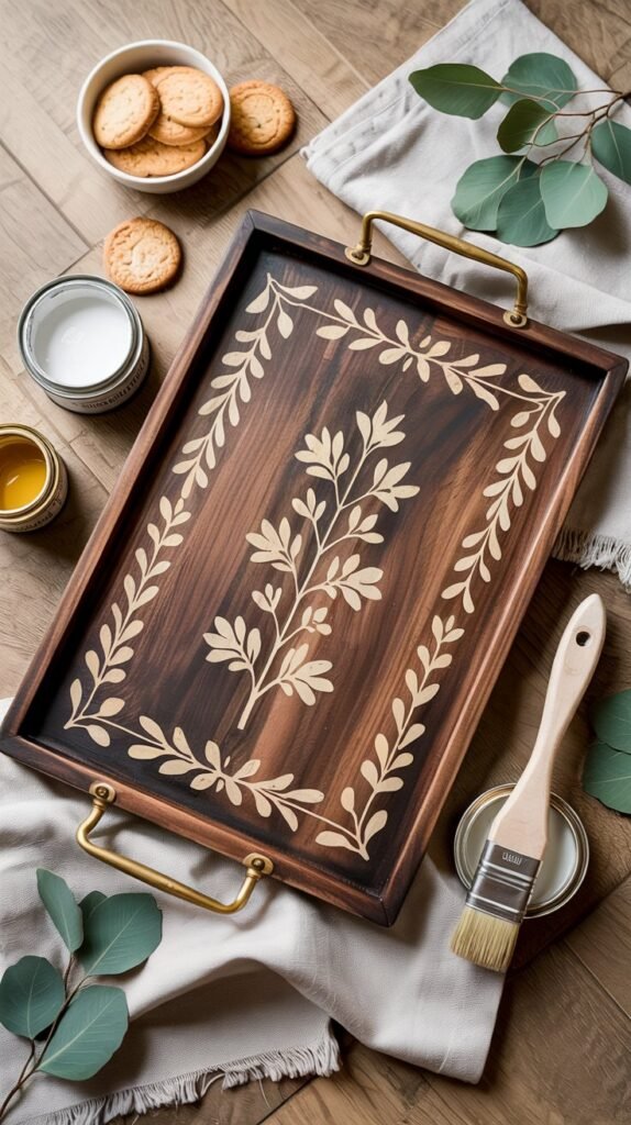 Refinish a thrifted wooden tray with sanding, stain or paint, and hardware updates—easy steps and styling ideas to craft a durable, personalized serving tray gift.