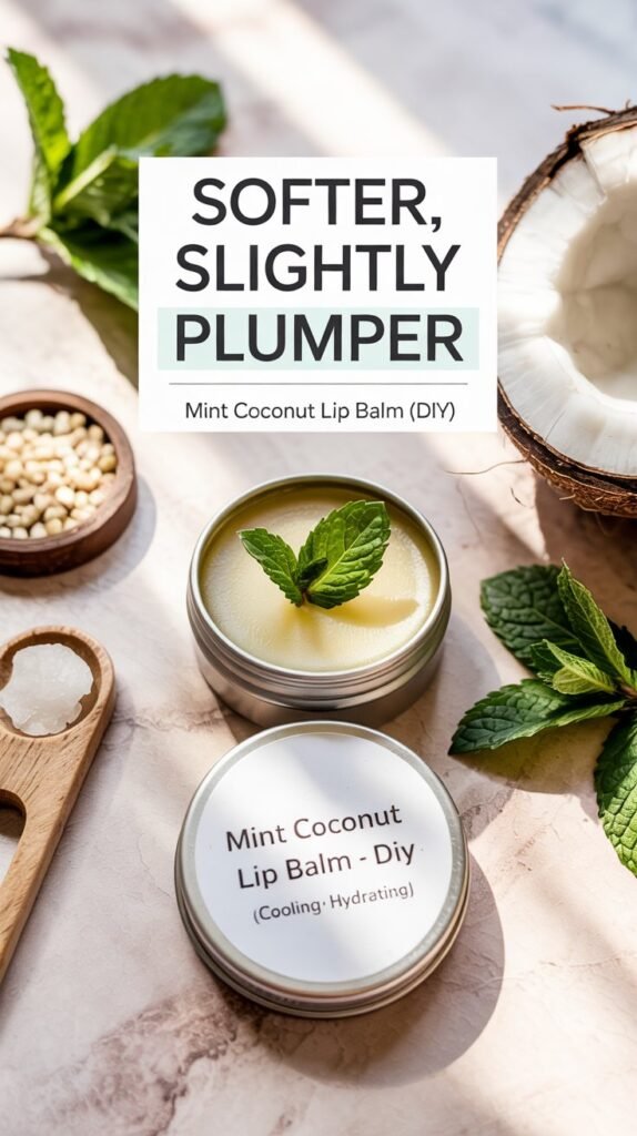 Mint Coconut Lip Balm — DIY Cooling Lip Balm Recipe