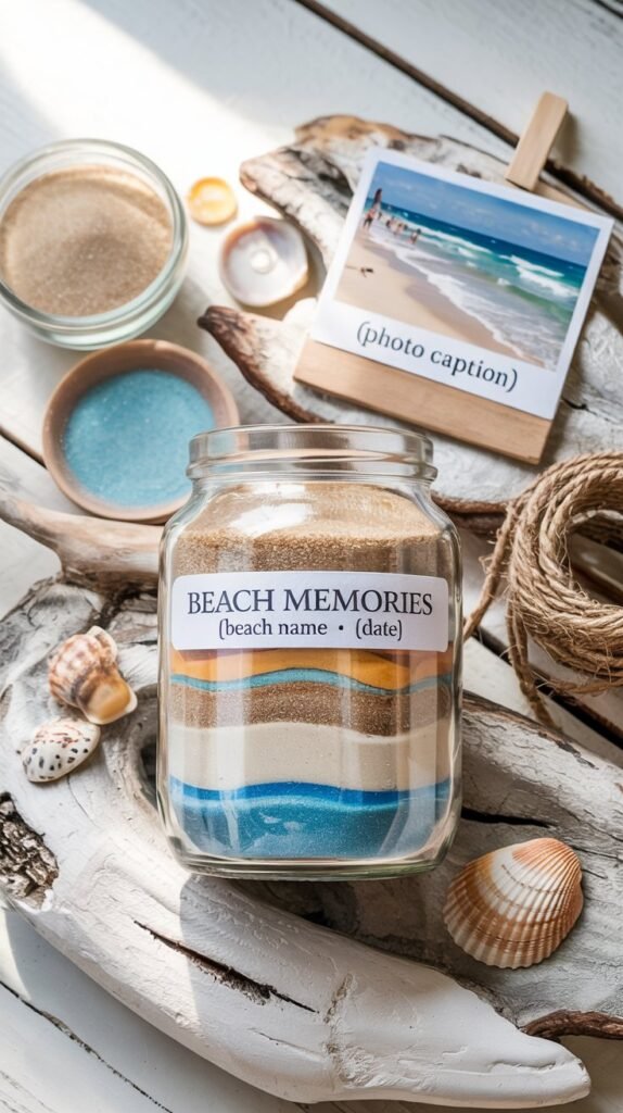 turn a few shells and layered sand into a keepsake that makes you feel like you’re back at the shore. See how a single jar can hold the whole holiday’s best moments.