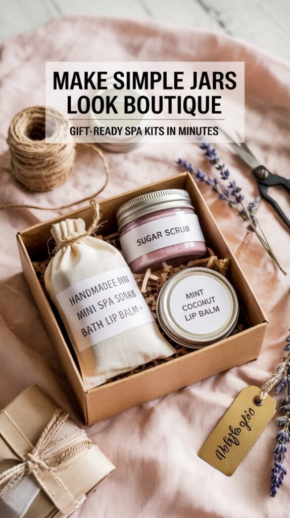 Packaging Your DIY Mini Spa Kit — Make It Look Boutique
