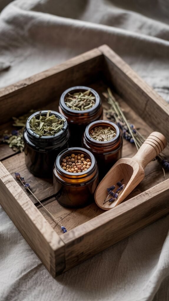 Curated tea sampler — pack 4–5 loose‑leaf teas into labeled jars or envelopes with brewing tips, then box them up for a tasteful, office‑friendly DIY gift.