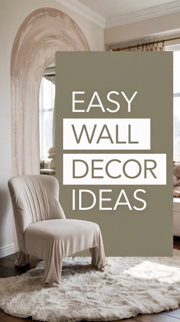 easy Wall Decor Idea
